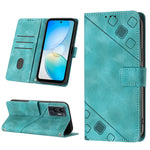 Custodia per telefono in pelle goffrata effetto pelle, For Infinix Hot 12 Play / Hot 12 Play NFC, For Infinix Hot 12i X665, For Infinix Hot 12 X6817, For Infinix Hot 20 4G X6826