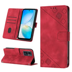 Custodia per telefono in pelle goffrata effetto pelle, For Infinix Hot 12 Play / Hot 12 Play NFC, For Infinix Hot 12i X665, For Infinix Hot 12 X6817, For Infinix Hot 20 4G X6826