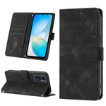 Custodia per telefono in pelle goffrata effetto pelle, For Infinix Hot 12 Play / Hot 12 Play NFC, For Infinix Hot 12i X665, For Infinix Hot 12 X6817, For Infinix Hot 20 4G X6826
