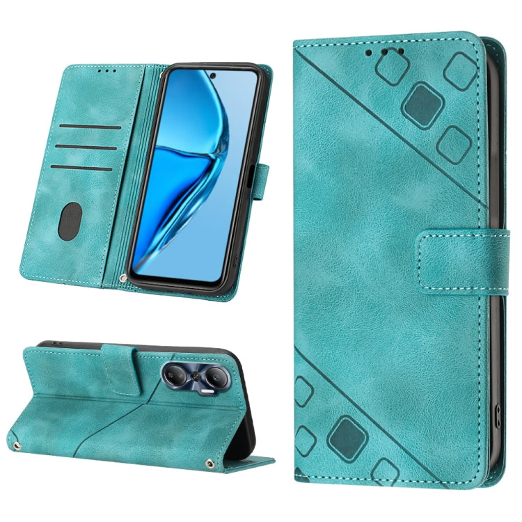 Custodia per telefono in pelle goffrata effetto pelle, For Infinix Hot 12 Play / Hot 12 Play NFC, For Infinix Hot 12i X665, For Infinix Hot 12 X6817, For Infinix Hot 20 4G X6826