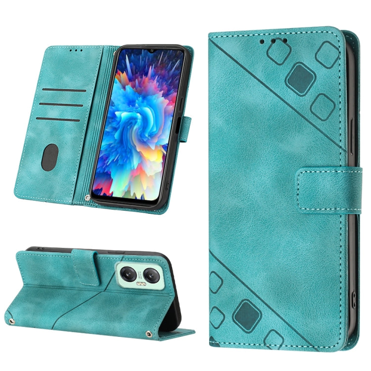 Custodia per telefono in pelle goffrata effetto pelle, For Infinix Hot 20 5G X666, For Infinix Hot 20 Play, For Infinix Hot 20S / 20 Pro X6827, For Infinix Note 11