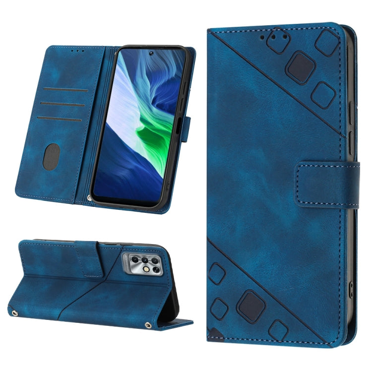 Custodia per telefono in pelle goffrata effetto pelle, For Infinix Note 11i / Note 10, For Infinix Note 11s / Note 11 Pro, For Infinix Note 12 G96, For Infinix Note 12 Pro 4G