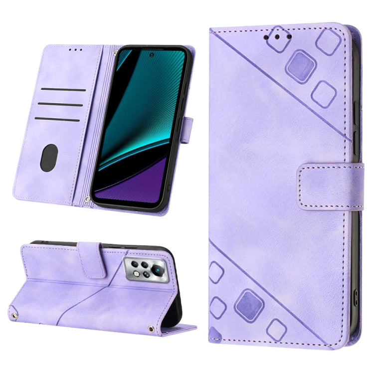 Custodia per telefono in pelle goffrata effetto pelle, For Infinix Note 11i / Note 10, For Infinix Note 11s / Note 11 Pro, For Infinix Note 12 G96, For Infinix Note 12 Pro 4G