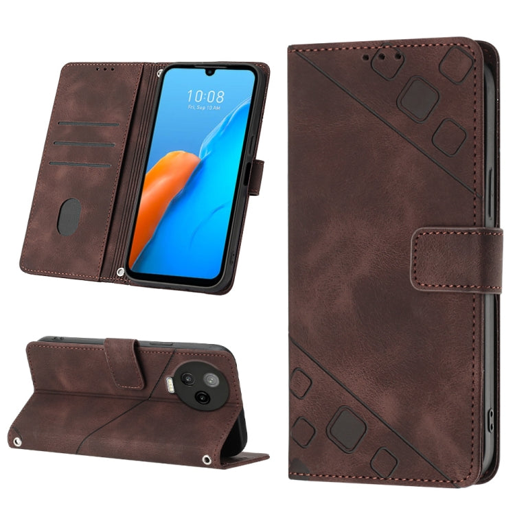 Custodia per telefono in pelle goffrata effetto pelle, For Infinix Note 11i / Note 10, For Infinix Note 11s / Note 11 Pro, For Infinix Note 12 G96, For Infinix Note 12 Pro 4G
