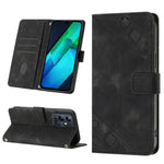 Custodia per telefono in pelle goffrata effetto pelle, For Infinix Note 12 5G / Note 12 Pro 5G, For Infinix Note 12i X6819, For Infinix Note 20 X676C, For Infinix Note 20i X665E
