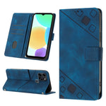 Custodia per telefono in pelle goffrata effetto pelle, For Infinix Smart 6, For Infinix Smart 6 Plus X6823, For Infinix Smart 7 X6515, For Infinix Zero X / Zero X Pro X6811