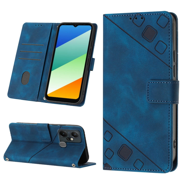 Custodia per telefono in pelle goffrata effetto pelle, For Infinix Smart 6, For Infinix Smart 6 Plus X6823, For Infinix Smart 7 X6515, For Infinix Zero X / Zero X Pro X6811