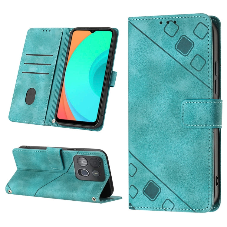 Custodia per telefono in pelle goffrata effetto pelle, For Infinix Smart 6, For Infinix Smart 6 Plus X6823, For Infinix Smart 7 X6515, For Infinix Zero X / Zero X Pro X6811