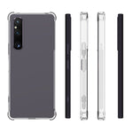 Custodia per telefono in TPU ispessimento antiscivolo antiurto, For Sony Xperia 1 V, For Sony Xperia 10 V, For Nokia G22