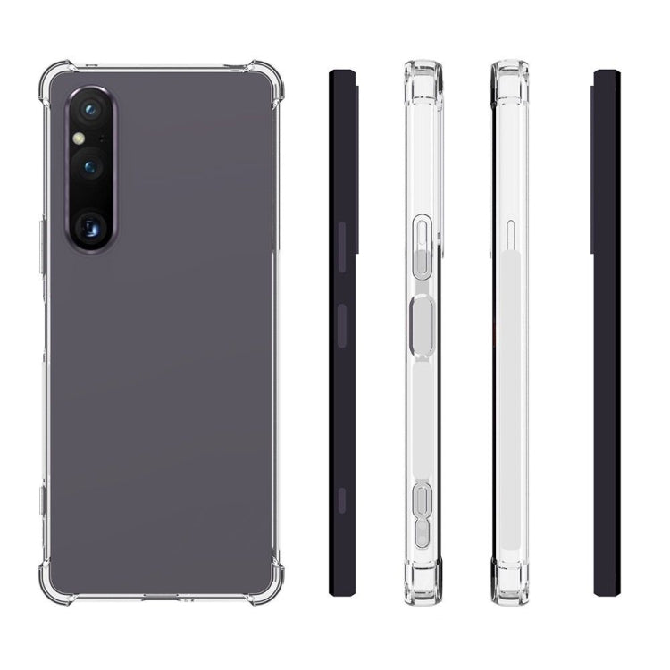 Custodia per telefono in TPU ispessimento antiscivolo antiurto, For Sony Xperia 1 V, For Sony Xperia 10 V, For Nokia G22