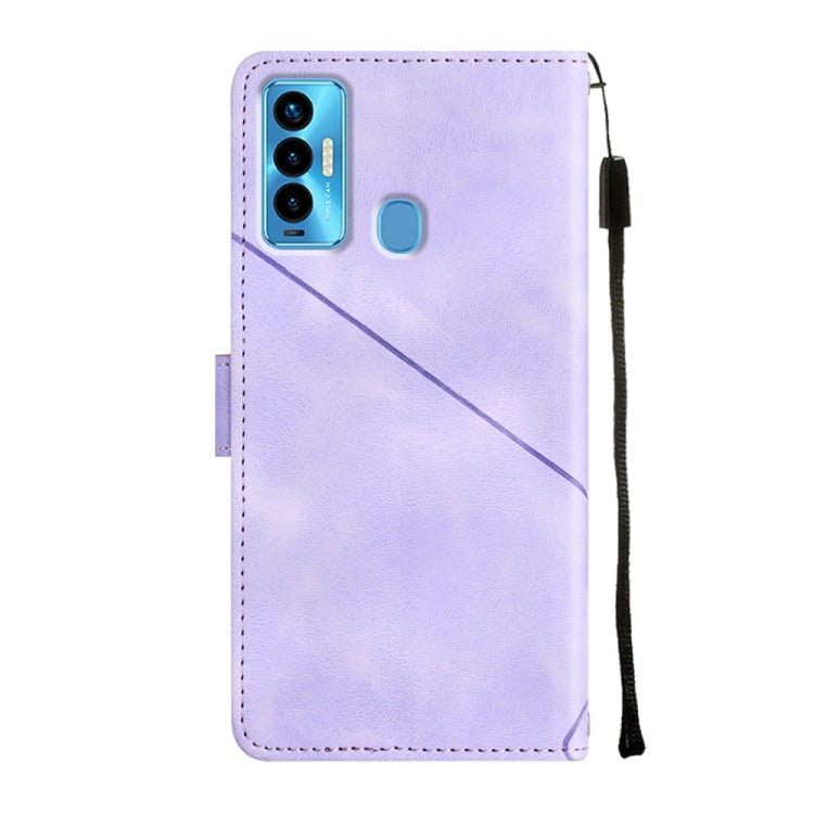 Custodia per telefono in pelle goffrata effetto pelle, For Tecno Camon 18i, For Tecno Pop 5 Go, For Tecno Pop 5 LTE, For Tecno Pop 5P