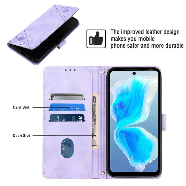 Custodia per telefono in pelle goffrata effetto pelle, For Tecno Camon 18i, For Tecno Pop 5 Go, For Tecno Pop 5 LTE, For Tecno Pop 5P