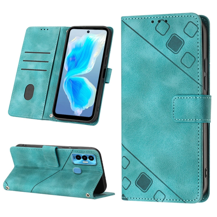 Custodia per telefono in pelle goffrata effetto pelle, For Tecno Camon 18i, For Tecno Pop 5 Go, For Tecno Pop 5 LTE, For Tecno Pop 5P