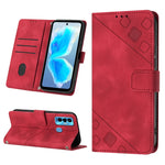 Custodia per telefono in pelle goffrata effetto pelle, For Tecno Camon 18i, For Tecno Pop 5 Go, For Tecno Pop 5 LTE, For Tecno Pop 5P