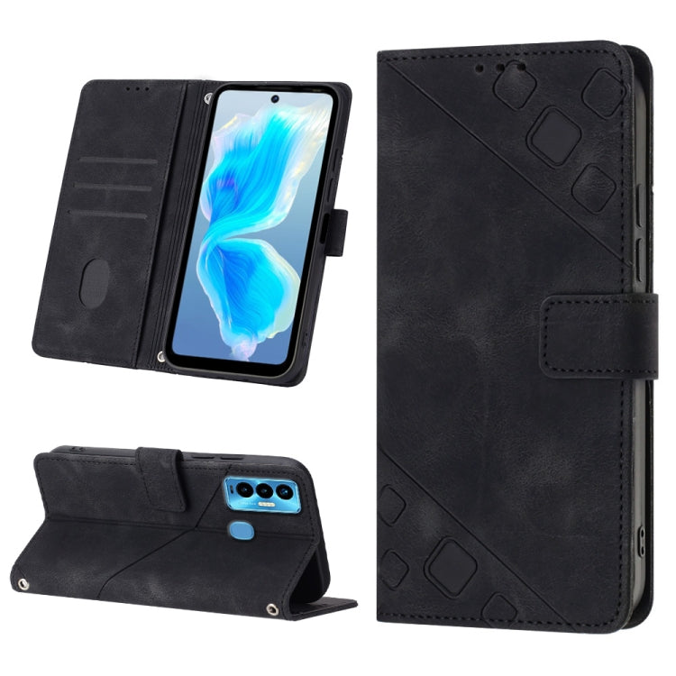 Custodia per telefono in pelle goffrata effetto pelle, For Tecno Camon 18i, For Tecno Pop 5 Go, For Tecno Pop 5 LTE, For Tecno Pop 5P