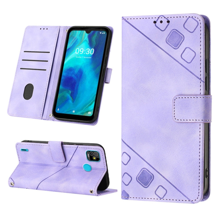 Custodia per telefono in pelle goffrata effetto pelle, For Tecno Camon 18i, For Tecno Pop 5 Go, For Tecno Pop 5 LTE, For Tecno Pop 5P