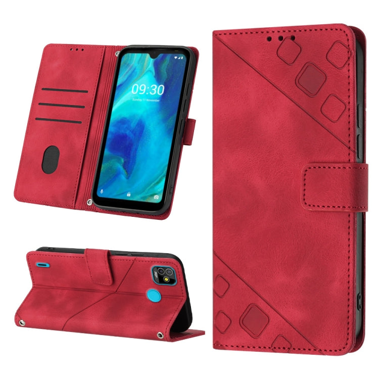 Custodia per telefono in pelle goffrata effetto pelle, For Tecno Camon 18i, For Tecno Pop 5 Go, For Tecno Pop 5 LTE, For Tecno Pop 5P