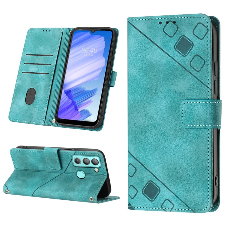 Custodia per telefono in pelle goffrata effetto pelle, For Tecno Camon 18i, For Tecno Pop 5 Go, For Tecno Pop 5 LTE, For Tecno Pop 5P