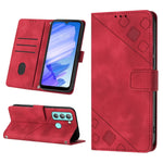 Custodia per telefono in pelle goffrata effetto pelle, For Tecno Camon 18i, For Tecno Pop 5 Go, For Tecno Pop 5 LTE, For Tecno Pop 5P