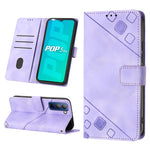 Custodia per telefono in pelle goffrata effetto pelle, For Tecno Camon 18i, For Tecno Pop 5 Go, For Tecno Pop 5 LTE, For Tecno Pop 5P