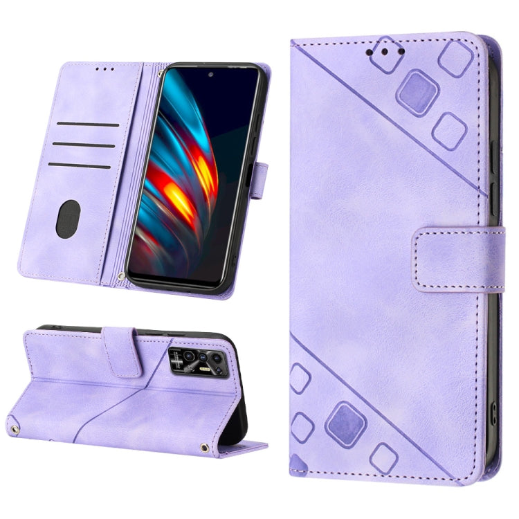 Custodia per telefono in pelle goffrata effetto pelle, For Tecno Pova 2, For Tecno Pova Neo, For Tecno Spark 8, For Tecno Spark 8P