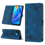 Custodia per telefono in pelle goffrata effetto pelle, For Tecno Spark Go 2021, For Tecno Spark Go 2022