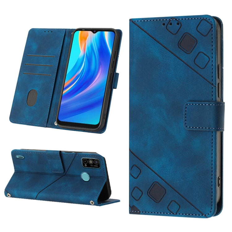 Custodia per telefono in pelle goffrata effetto pelle, For Tecno Spark Go 2021, For Tecno Spark Go 2022