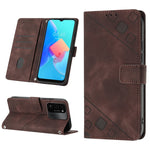 Custodia per telefono in pelle goffrata effetto pelle, For Tecno Spark Go 2021, For Tecno Spark Go 2022