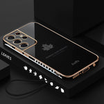 Cassa del telefono del silicone della foglia d'acero di placcatura 9D con la cinghia, For Samsung Galaxy S23 5G, For Samsung Galaxy S23+ 5G, For Samsung Galaxy S23 Ultra 5G, For Samsung Galaxy S22 5G, For Samsung Galaxy S22+ 5G                         ...
