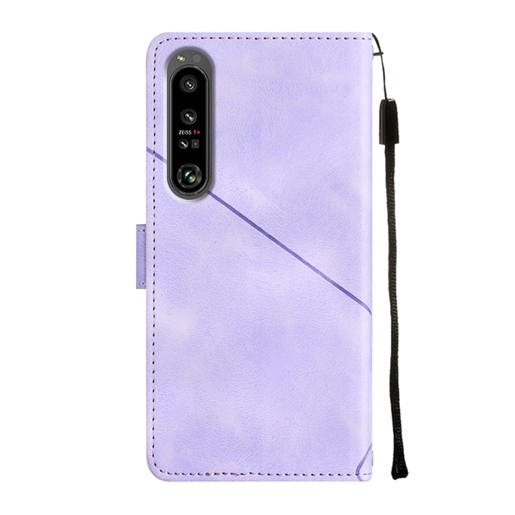 Custodia per telefono in pelle goffrata effetto pelle, For Sony Xperia 1 IV, For Sony Xperia 5 IV, For Sony Xperia 10 IV, For OPPO A78
