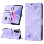 Custodia per telefono in pelle goffrata effetto pelle, For Sony Xperia 1 IV, For Sony Xperia 5 IV, For Sony Xperia 10 IV, For OPPO A78