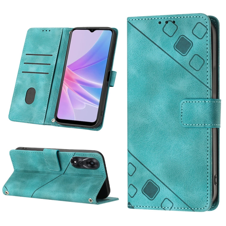 Custodia per telefono in pelle goffrata effetto pelle, For Sony Xperia 1 IV, For Sony Xperia 5 IV, For Sony Xperia 10 IV, For OPPO A78