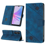 Custodia per telefono in pelle goffrata effetto pelle, For Sony Xperia 1 IV, For Sony Xperia 5 IV, For Sony Xperia 10 IV, For OPPO A78