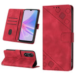 Custodia per telefono in pelle goffrata effetto pelle, For Sony Xperia 1 IV, For Sony Xperia 5 IV, For Sony Xperia 10 IV, For OPPO A78