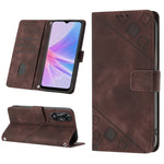 Custodia per telefono in pelle goffrata effetto pelle, For Sony Xperia 1 IV, For Sony Xperia 5 IV, For Sony Xperia 10 IV, For OPPO A78