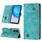 Custodia per telefono in pelle goffrata effetto pelle, For Tecno Camon 18 / 18 P, For Tecno Camon 18 Premier, For Tecno Camon 19, For Tecno Camon 19 Neo