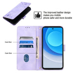 Custodia per telefono in pelle goffrata effetto pelle, For Tecno Camon 19 Pro 5G, For Tecno Pop 6, For Tecno Pop 6 Pro, For Tecno Pova 3 LE7
