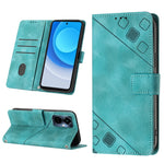 Custodia per telefono in pelle goffrata effetto pelle, For Tecno Camon 19 Pro 5G, For Tecno Pop 6, For Tecno Pop 6 Pro, For Tecno Pova 3 LE7