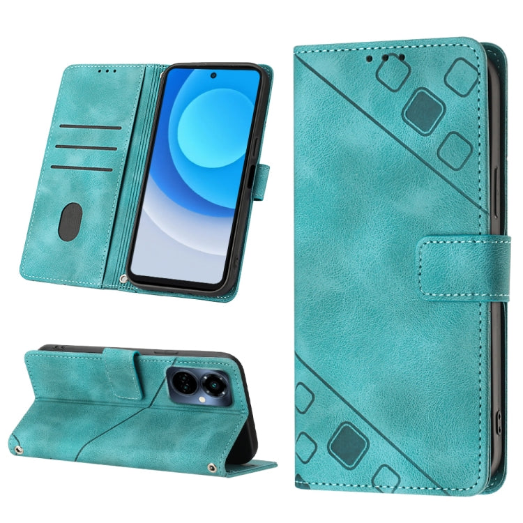 Custodia per telefono in pelle goffrata effetto pelle, For Tecno Camon 19 Pro 5G, For Tecno Pop 6, For Tecno Pop 6 Pro, For Tecno Pova 3 LE7