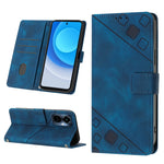 Custodia per telefono in pelle goffrata effetto pelle, For Tecno Camon 19 Pro 5G, For Tecno Pop 6, For Tecno Pop 6 Pro, For Tecno Pova 3 LE7