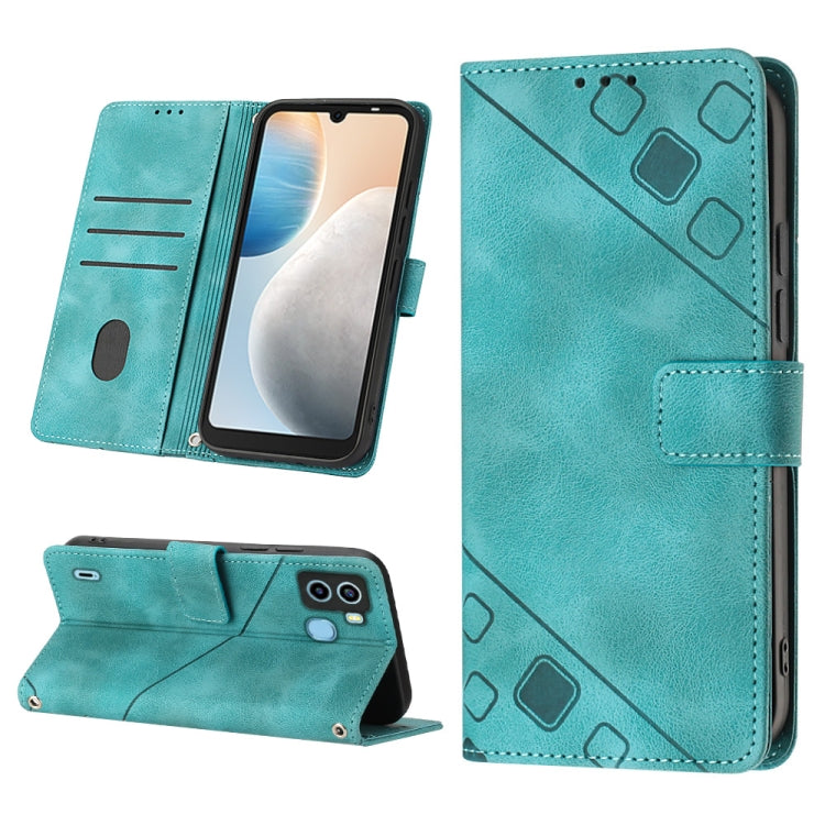 Custodia per telefono in pelle goffrata effetto pelle, For Tecno Camon 19 Pro 5G, For Tecno Pop 6, For Tecno Pop 6 Pro, For Tecno Pova 3 LE7