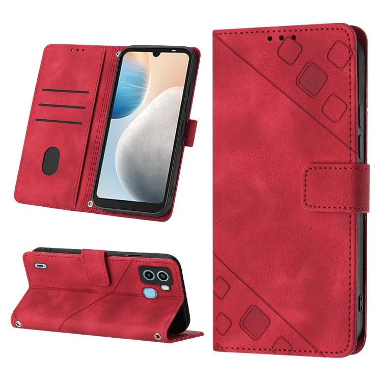 Custodia per telefono in pelle goffrata effetto pelle, For Tecno Camon 19 Pro 5G, For Tecno Pop 6, For Tecno Pop 6 Pro, For Tecno Pova 3 LE7