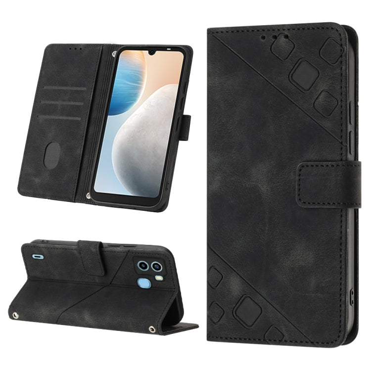 Custodia per telefono in pelle goffrata effetto pelle, For Tecno Camon 19 Pro 5G, For Tecno Pop 6, For Tecno Pop 6 Pro, For Tecno Pova 3 LE7