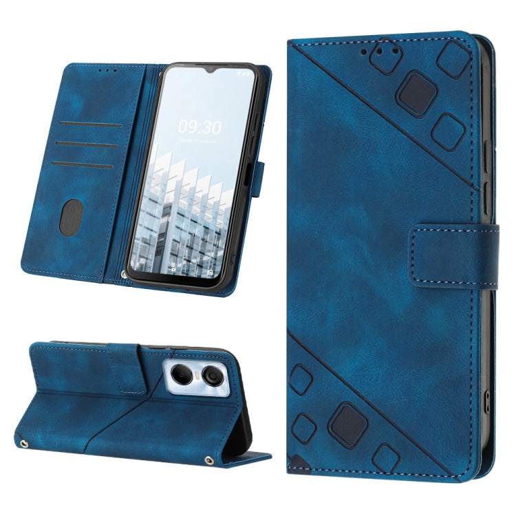 Custodia per telefono in pelle goffrata effetto pelle, For Tecno Camon 19 Pro 5G, For Tecno Pop 6, For Tecno Pop 6 Pro, For Tecno Pova 3 LE7
