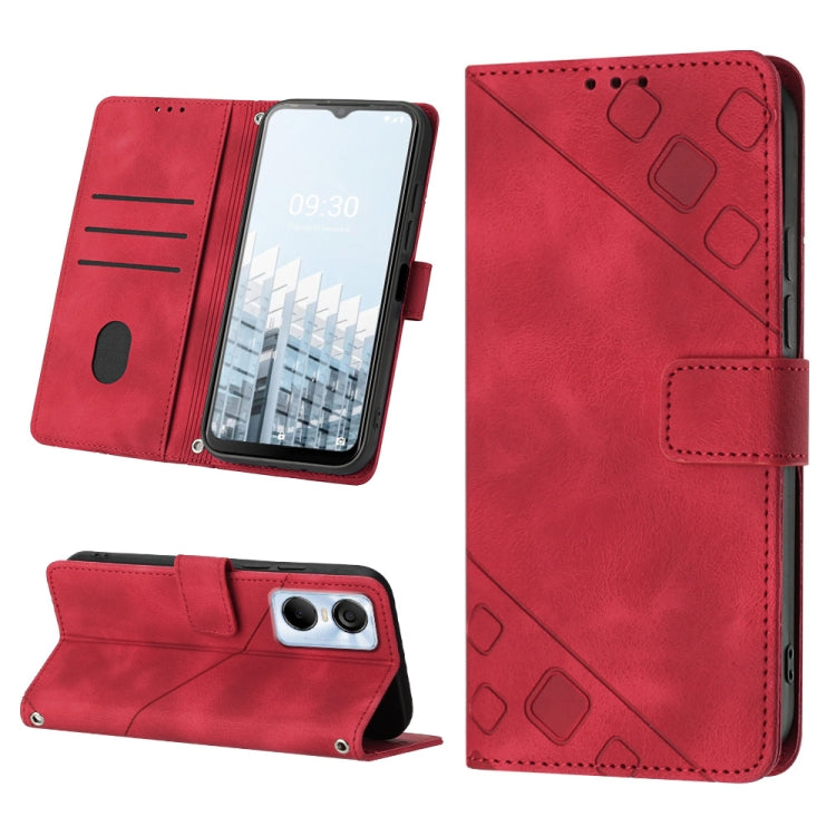 Custodia per telefono in pelle goffrata effetto pelle, For Tecno Camon 19 Pro 5G, For Tecno Pop 6, For Tecno Pop 6 Pro, For Tecno Pova 3 LE7
