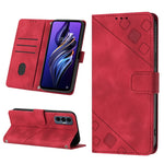 Custodia per telefono in pelle goffrata effetto pelle, For Tecno Camon 19 Pro 5G, For Tecno Pop 6, For Tecno Pop 6 Pro, For Tecno Pova 3 LE7