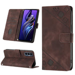 Custodia per telefono in pelle goffrata effetto pelle, For Tecno Camon 19 Pro 5G, For Tecno Pop 6, For Tecno Pop 6 Pro, For Tecno Pova 3 LE7