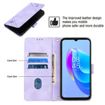 Custodia per telefono in pelle goffrata effetto pelle, For Tecno Spark 9 Pro / Spark 9T