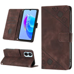 Custodia per telefono in pelle goffrata effetto pelle, For Tecno Spark 9 Pro / Spark 9T