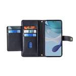 Custodia per telefono in pelle con portafoglio con cerniera a tracolla, For OnePlus Ace 2/11R
